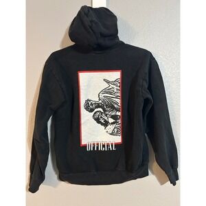 Shadow Hill USA Mens The Gods Are Watching Zip Up Hoodie Black Size M Rare
